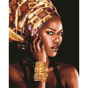 Картина по номерам "Африканская мода"