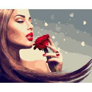 Картина по номерам "Аромат розы"