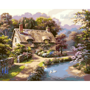 Картина по номерам "Лето в деревне"
