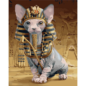 Картина по номерам "Кошка фараона"