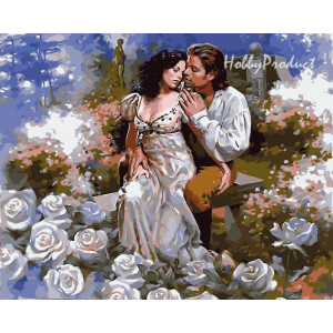 Картина по номерам "Любовь среди роз"