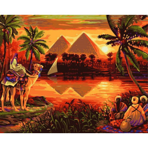 Картина по номерам "Пирамиды"