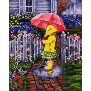 Картина по номерам "Дождливый день"