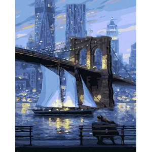 Картина по номерам "Мечты большого города"