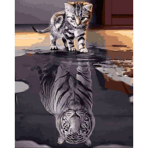 Картина по номерам "Душа тигра"