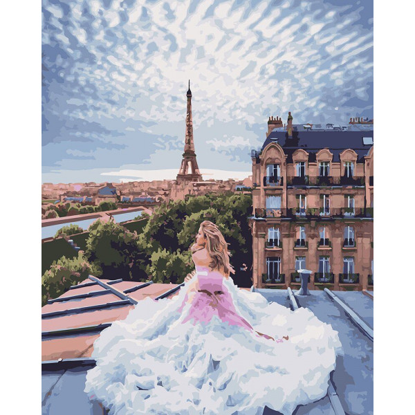 Картина по номерам "Парижские мечты"