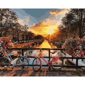 Картина по номерам "Каналы Амстердама"