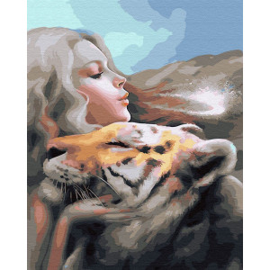Картина по номерам "Мой тигр"