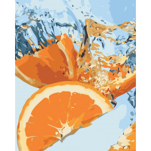 Картина по номерам "Сочный апельсин"