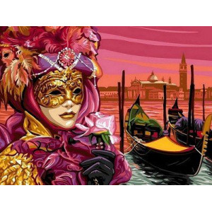 Картина по номерам "Венецианская маска"