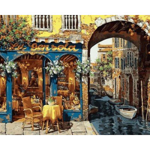 Картина по номерам "Кафе Венеції"