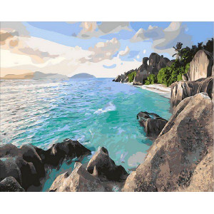 Картина по номерам "Карибский берег"