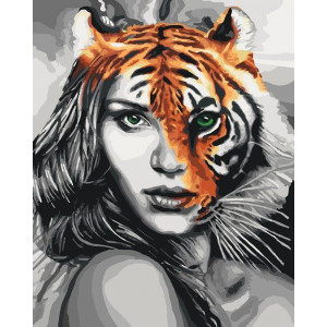 Картина по номерам "Душа тигрицы"