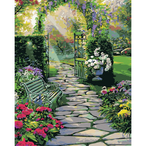 Картина по номерам "Волшебный сад"