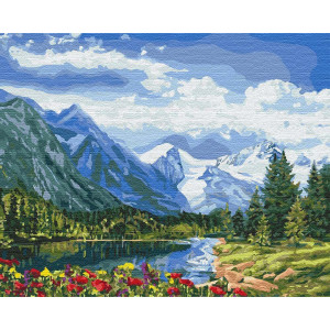 Картина по номерам "Альпийское совершенство"