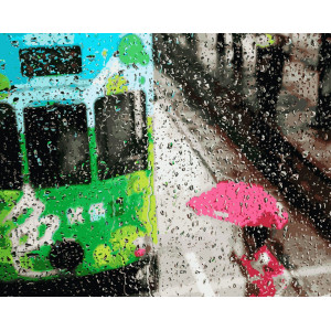 Картина по номерам "Дождливый день"