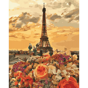 Картина по номерам "Вечерний Париж"