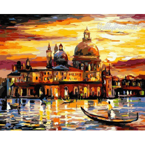 Картина по номерам "Золоте небо Венеції"