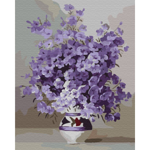 Картина по номерам "Фиолетовое цветение"