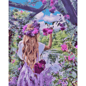 Картина по номерам "Цветочный сад"