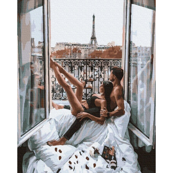 Картина по номерам "Отдых в Париже"