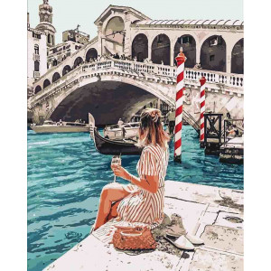 Картина по номерам "Влюблена в Венецию"