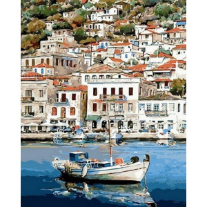 Картина по номерам "Греческий пейзаж"