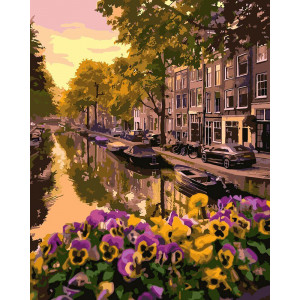 Картина по номерам "Квітучий Амстердам"