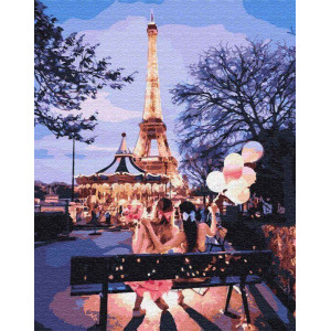 Картина по номерам "Вечер в Париже"