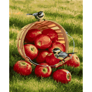 Картина по номерам "Хрустящие яблочки"