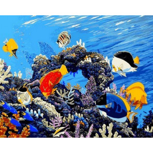 Картина по номерам "Кораловий риф"
