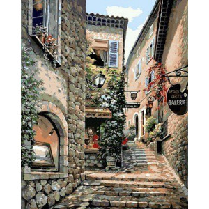 Картина по номерам "Лестницы старого города"
