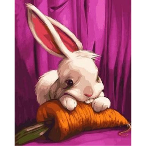Картина по номерам "Милий зайченя"