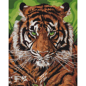 Картина по номерам "Непобедимый тигр"