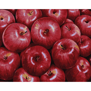Картина по номерам "Красные яблоки"