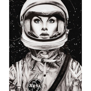 Картина по номерам "Космонавт"