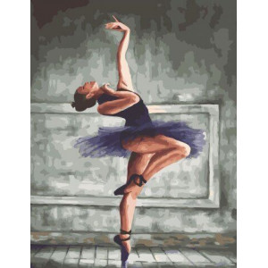 Картина по номерам "Балерина"