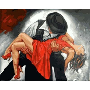 Картина по номерам "В вихре танго"