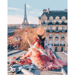 Картина по номерам "Красоты Парижа"