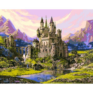 Картина по номерам "Замок из сказки"