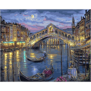 Картина по номерам "Большой канал Венеции"