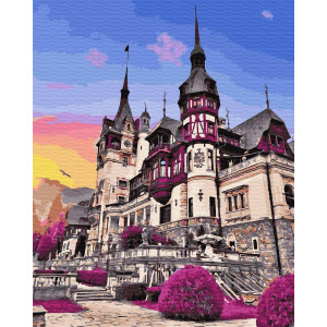 Картина по номерам "Замок Пелеш в Румынии"