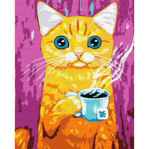 Картина по номерам "Голубоглазый кот"