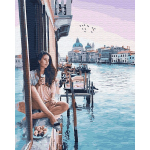 Картина по номерам "Завтрак в Венеции"