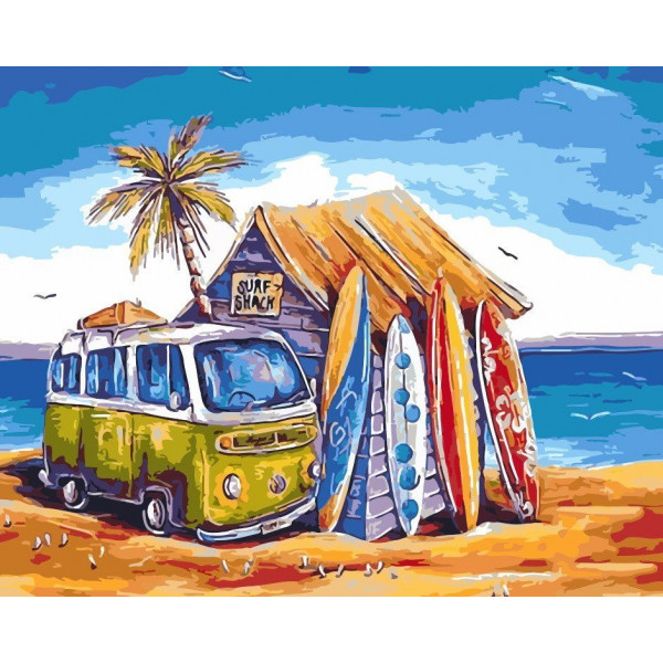 Картина по номерам "Гавайские каникулы"