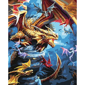 Картина по номерам "Драконье царство"