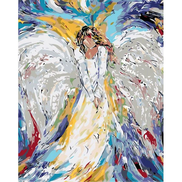 Картина по номерам "Беспечный ангел"