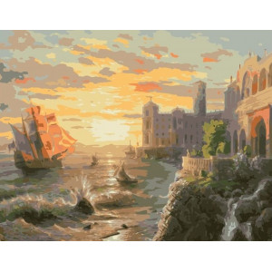 Картина по номерам "Стародавні міста"