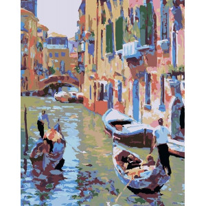 Картина по номерам "Романтическая Венеция"