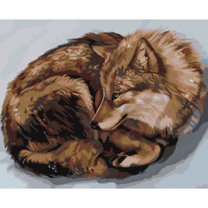 Картина по номерам "Волчица"